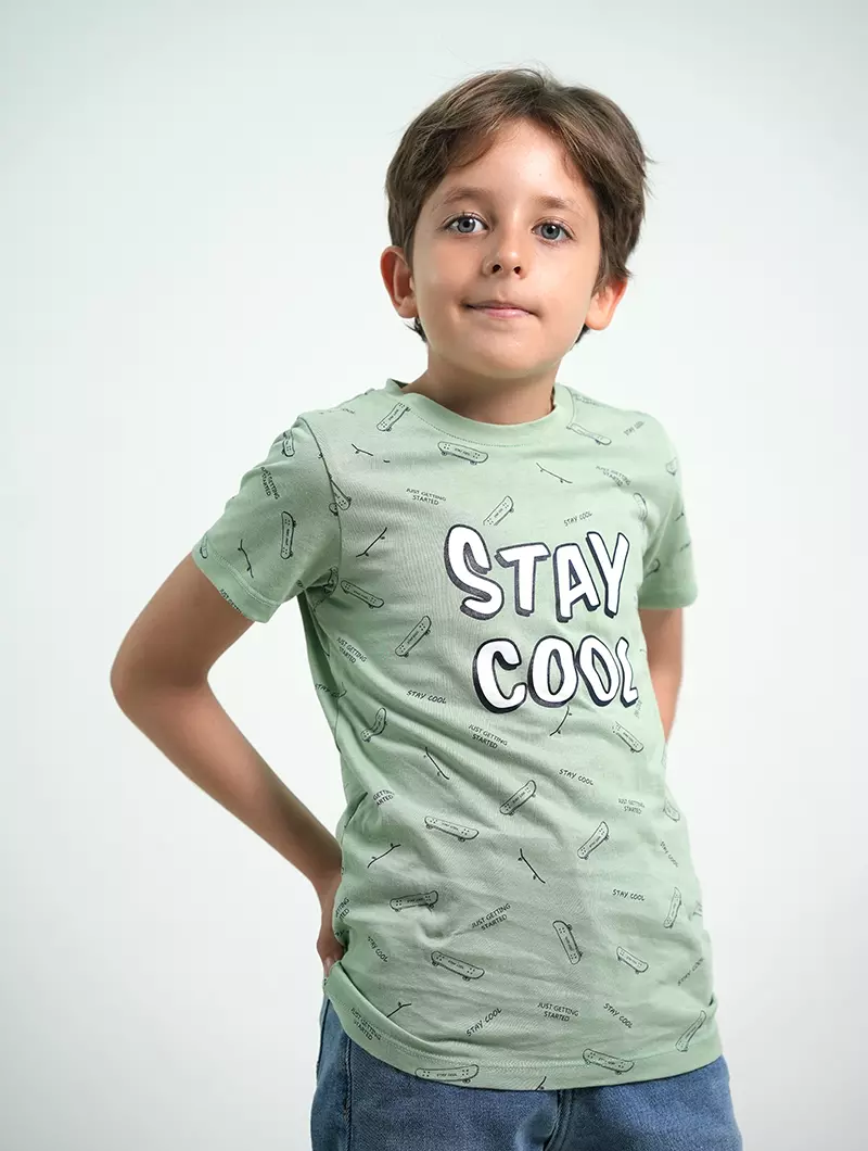 T-shirt motifs graphiques garçon